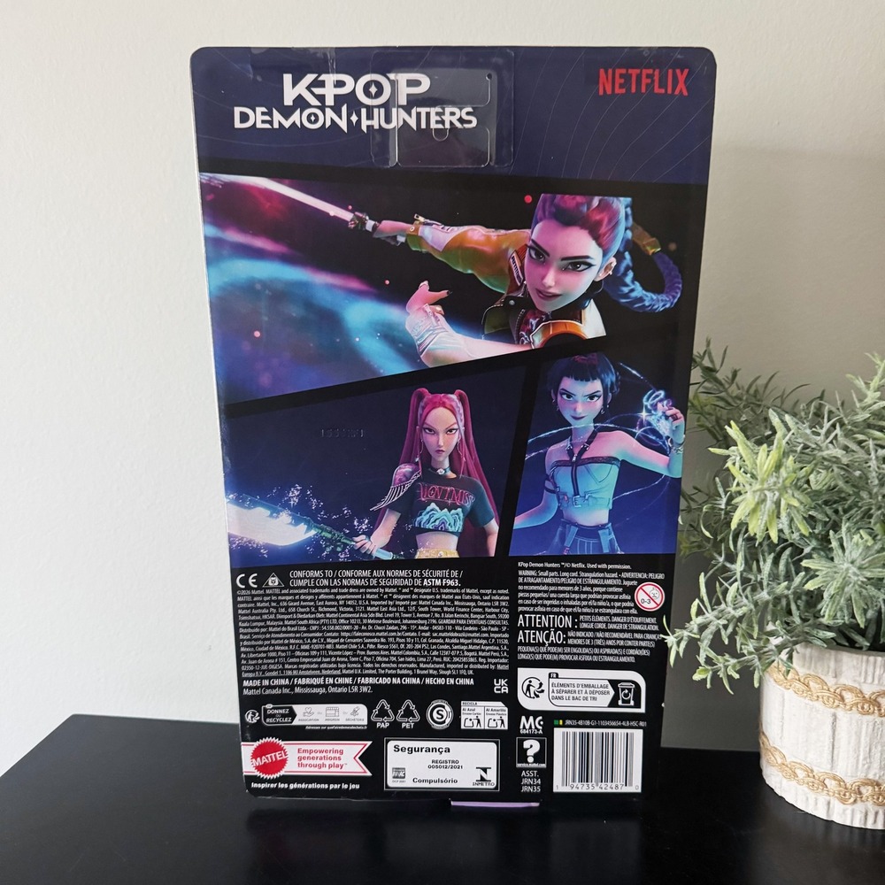 NIB New In Hand Sealed Mattel Netflix K-Pop Demon Hunters Rumi Doll How its Done - Picture 5 of 6